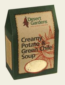 Creamy Potato & Green Chile Soup